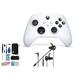 Microsoft Xbox Wireless Robot White Controller for Xbox Console + Wired Earbuds With Cleaning Kit BOLT AXTION Bundle Like New