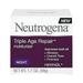 Neutrogena Triple Age Repair Anti-Aging Night Cream with Vitamin C; Fights Wrinkles & Evens Tone Firming Anti-Wrinkle Face & Neck Cream; Glycerin & Shea Butter 1.7 oz