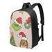 The Grinch Travel Laptop Backpack with USB Port and Headphone Port Adult Children Student Backpack for College Work Camping