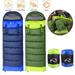 Sleeping Bags for Adults & Kids Backpacking Lightweight Waterproof Cold Weather Sleeping Bag for Girls Boys Mens for Warm Camping Hiking Outdoor Travel Hunting with Compression Bags 1.35kg Green