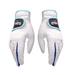 PGM Kids Youth Junior Toddler Boys Girls Golf Gloves Microfiber Synthetic Gloves for Left Hand Right Hand Golf Gloves Extra Value 1 Pair White Pink Age 2-10