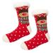 Ladies Christmas Warm Printed Floor Socks Fluffy Warm Medium Socks Women High Socks Compression Socks Men Youth Baseball Socks Mens Socks Thin Dress Mens Cool Socks Yoga Socks Men Socks for