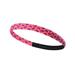 Sports Headband Great Sweat Absorption Capacity High Elastic Stretch Soft Non-slip Breathable Braided Colorful Reusable Yoga Jogging Pilates Workouts Headband-B