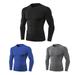 Nebublu T-shirt 3pcs Men s Sleeve Quick Dry Workout Sleeve T 3pcs Dry Workout T-Shirt Sleeve Compression Quick Undershirt Base Layer Base Layer Workout Sleeve Undershirt Base Compression Men Thermal