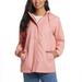 Weatherproof Vintage Ladies Rain Slicker Hooded Jacket Size: M Color: Coral