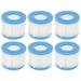 6-Pack Hot Tub Filter Cartridge Type VI - Replacement for Bestway Lay-Z-Spa Coleman SaluSpa 58323 Hot Tub Filter Cartridge Inflatable Hot Tub and Swimming Pool Pump Filter