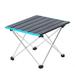 Naturehike Portable Camping Side Tables with Aluminum Table Top: Hard-Topped Folding Table in a Bag for Picnic Camp Beach Boat Useful for Dining & Cooking with Burner Easy to Clean (Gray)