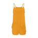 Don t Miss! Gomind Summer Dresses for Women 2024 Womens Tennis Dress Workout Dress with Shorts Sleeveless Spaghetti Straps Golf Athletic Dresses Orange XL