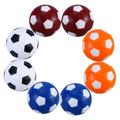 HOMEMAXS 8PCS Mini Colorful Table Soccer Footballs Replacement Balls Tabletop Game Ball 36mm
