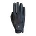 Size 10.5 Roeck Grip Lite Horse Riding Glove Unisex Black