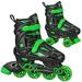Roller Derby Green Wire Kids Inline-Quad Combo Skates - Black/Green (2-12)