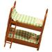 Dollhouse Double Bed Decor Miniature Bunk Toy Baby Furniture Accessories and Child