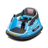 12V Ride On Bumper Car Kids Bumper Car with Remote Control and LED Lights 360Â° Spin Electric Car for Kids 1.5-5 with USB and MP3 55.1 LBS Weight Capacity Blue