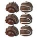 12 Pcs Simulation Chocolate Resin Chocolate Bar Props Photography Props Fake Chocolate