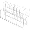 2 pcs Stainless Steel Pot Organizer Metal Pot Lid Organizer Rack Serving Tray Organizer