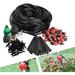 Irrigation System 25m Irrigation Sets Micro Drip Irrigation Kit Automatic Sprinkler Drip Irrigation Garden Irrigation for Landscape Flower Bed Patio Plants GTICPHYJ