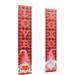 1 Pair Of Decorative Valentines Garden Flag Banners Valentine Porch Signs Gnome Porch Banners