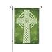 Celtic Cross St Patrick s Day Garden Flag Polyester Flags 28 x 40 Inches Party Wedding Festival Birthday Home Decoration Patriotic Sports Events Parades