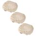 3 Pcs Fermentation Basket Cloth Cover Yeast Hamper Baking Supplies Picnic Basket Liner Basket Fabric Cover Baking Tool