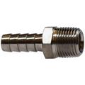 Midland Industries 32014SS 0.37 x 0.5 in. 316 Stainless Steel Hose Barb x MIP Adapter