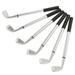 12 Pcs Golf Metal Ballpoint Pen Office Supplies for Desk Stationery Coworker Gifts Sports Pens Funny Alloy Child