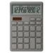Pnellth 1 Set Electronic Calculator Portable Dual Power Calculator 12-Digit Display Desktop Calculator for Home Office School