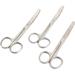 3 PCS Stainless Steel Operating Scissors 4.5 Blunt Blunt Curved Economy Grade ODM