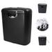 6-Sheet Paper Shredder for Home Office Use - Micro Cut Shredder with 10L Wastebasket Black