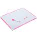 1 Set of Erasable Dry Erase Whiteboard Double Sided Home Message Board Office Memo Board for School