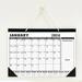 TUTUnaumb 2024-2025 Desk Calendar - 18 Months 17 x 22 Inches Large Academic Monthly Calendar from Jan. 2024 to Jun. 2025 with Hanging Rope Large Ruled Blocks for Home School Office-White
