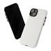 White iPhone Case-Google Pixel Phone Case-Samsung Galaxy Phone Case