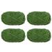 Uxcell 4Skeins Chenille Yarn Blanket Yarn 4x100g/14oz Gauge 5# Bulky Polyester Dark Green 4x68m(248yds)