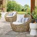 Mason Wicker Cocoon Chair, Set Of Two - Natural - Grandin Road