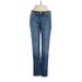 Soho JEANS NEW YORK & COMPANY Jeans - Low Rise: Blue Bottoms - Women's Size 4 Petite