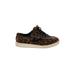 Tretorn Sneakers: Brown Leopard Print Shoes - Women's Size 7 1/2 - Round Toe