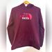 The North Face Sweaters | Euc - The North Face Burgundy Women Hoodie | Color: Red | Size: L