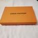 Louis Vuitton Other | Authentic Louis Vuitton Gift Box Magnetic Closure With Tissue Empty 16x11.5x2 | Color: Black/Orange | Size: Os