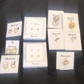 Madewell Jewelry | Madewell Jewelry Bundle Earrings And Rings All New | Color: Gold/Silver | Size: Os