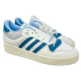 Adidas Shoes | Adidas Originals Mens Rivalry 86 Low Pony-Hair Ie7137 Off White/Clear Sky Sz11.5 | Color: Blue/White | Size: 11.5