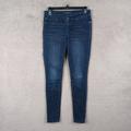 Jessica Simpson Jeans | Jessica Simpson Jeans Womens 28 Kiss Me Jegging Low Rise Dark Blue Denim Stretch | Color: Blue | Size: 28