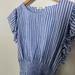 Madewell Tops | Madewell Nautical Striped Top With Cinched Waist & Capped Sleeves | Color: Blue | Size: Xxs