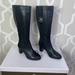 Giani Bernini Shoes | Giani Bernini Adonnys Memory Foam Knee High Dress Boots Black Leather 9.5 M Nwb | Color: Black | Size: 9.5