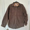 Carhartt Jackets & Coats | Carhartt Canvas Flannel Lined Shirt Jacket Mens Medium Dark Brown | Color: Brown | Size: M