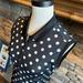 Nike Tops | Nike Golf Ladies Black & White Polka Dot Dri-Fit Sleeveless Golf Shirt - Sz S | Color: Black/White | Size: S