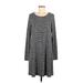 Gap Casual Dress - A-Line: Gray Marled Dresses - Women's Size Medium