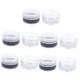 FOMIYES 10 Pcs Cosmetic Wax Finger Daubers Halloween Makeup Supplies Sponge Applicator Skeleton Face Makeup Cosplay Makeup Face Paint Makeup Skin Wax Liquid Eyeliner White Beeswax Make up