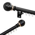 Heavy Duty Curtain Tracks - Wall Mount Curtain Rail System, RV and Sliding Curtain Track Rods Set (Color : A, Size : 3.6m(3 * 1.2m))