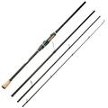 Telescopic Fishing Rod Spinning Casting Carbon Fishing Rod 4-5 Sections 1.8m/2.1m/2.4m Portable Travel M Action Spinning Fishing Rods Tackle Fishing Rods (Color : Spinning, Size : 2.4 m 8ft)