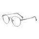 MOLUCI Retro Round Frame Reading Glasses Blue Light Blocking Anti Eyestrain Photochromic Computer readers for Women men,Grey,2.5 x