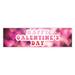 The Holiday Aisle® Valentine's Day Banners/Signs | 13 H x 48 W x 1 D in | Wayfair DD202372ED56401087A7FC71F6254786